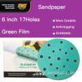 Green Film Base Abrasive Sanding Paper